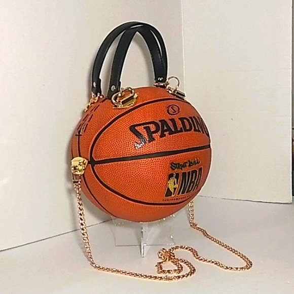 HANDMADE "ORIGINAL SPALDING" Basketball Purse 🏀 - Picture 9 of 17